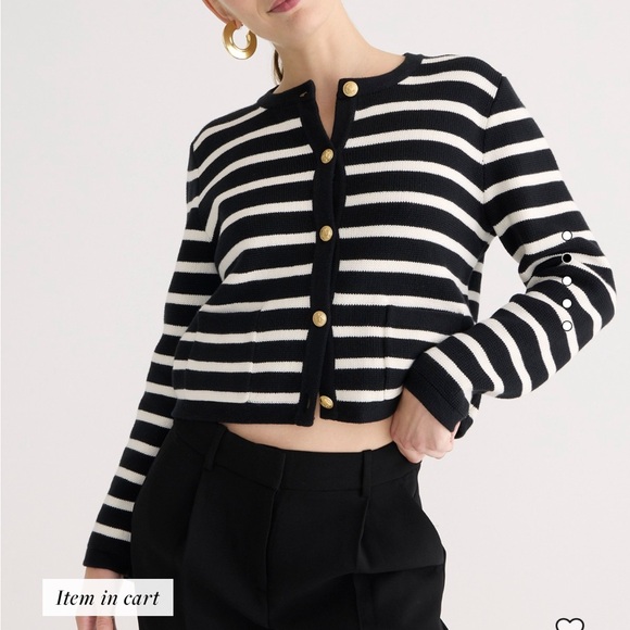 NWT J. Crew Emilie Sweater Lady Jacket - Picture 2 of 4
